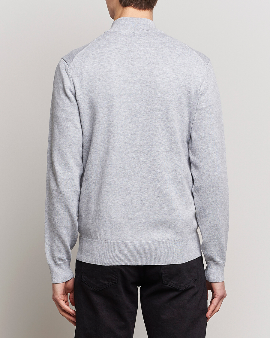 Herr | Tröjor | BOSS BLACK | Palano Knitted Full-Zip Silver