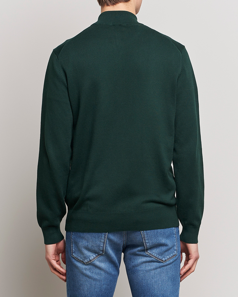 Herr | Tröjor | BOSS BLACK | Palano Knitted Full-Zip Open Green