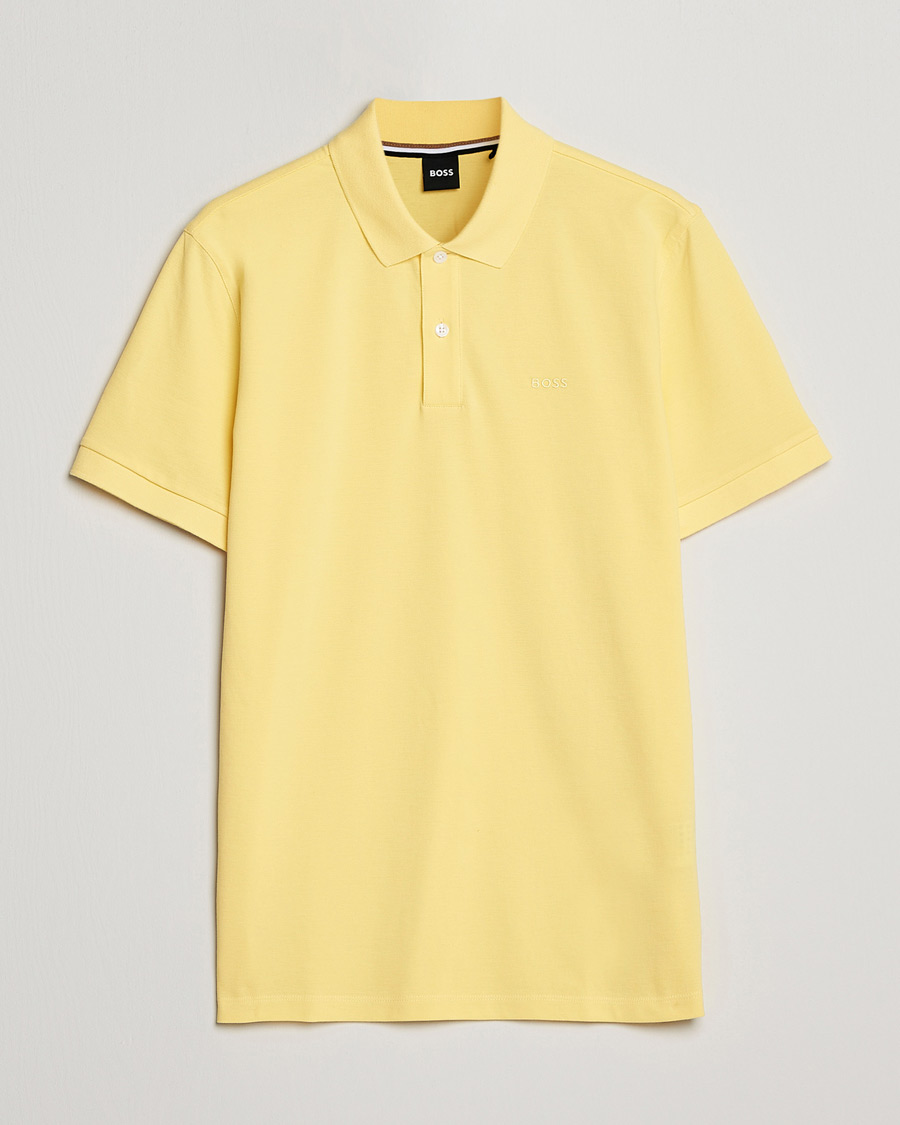 Herr | Pikéer | BOSS BLACK | Pallas Polo Bright Yellow