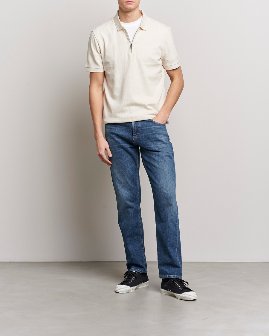Herr | Pikéer | BOSS BLACK | Paras Structured Polo Open White