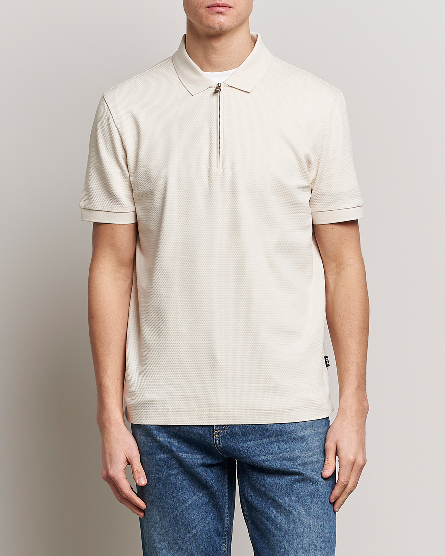 Herr | Pikéer | BOSS BLACK | Paras Structured Polo Open White