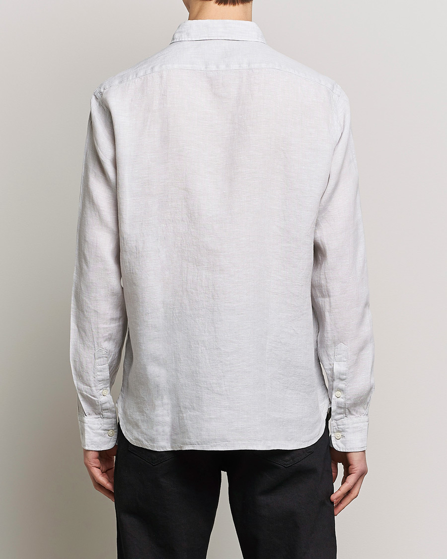 Herr | Skjortor | BOSS BLACK | Liam Linen Shirt Light Grey