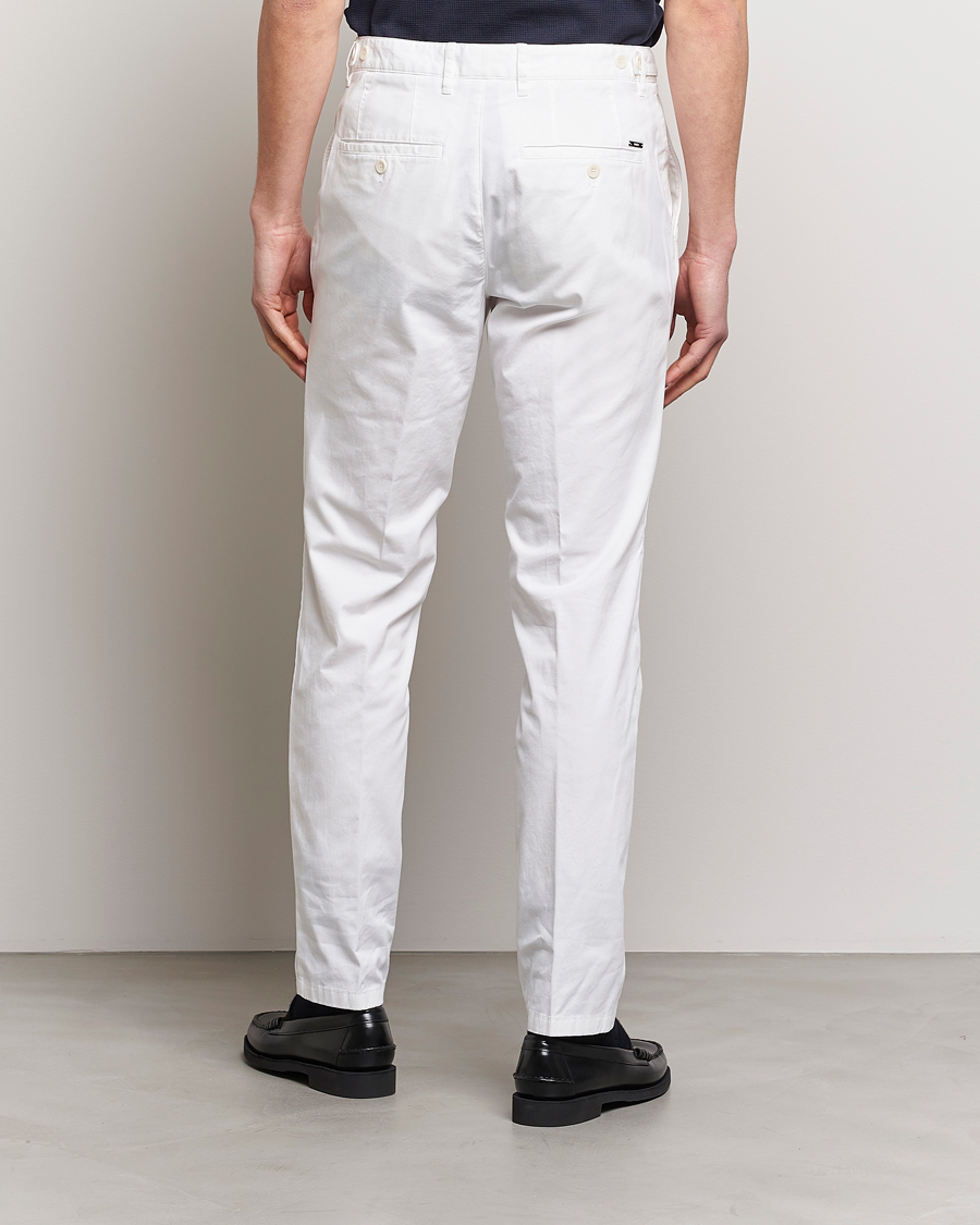 Herr | Byxor | BOSS BLACK | Genius Cotton Trousers White