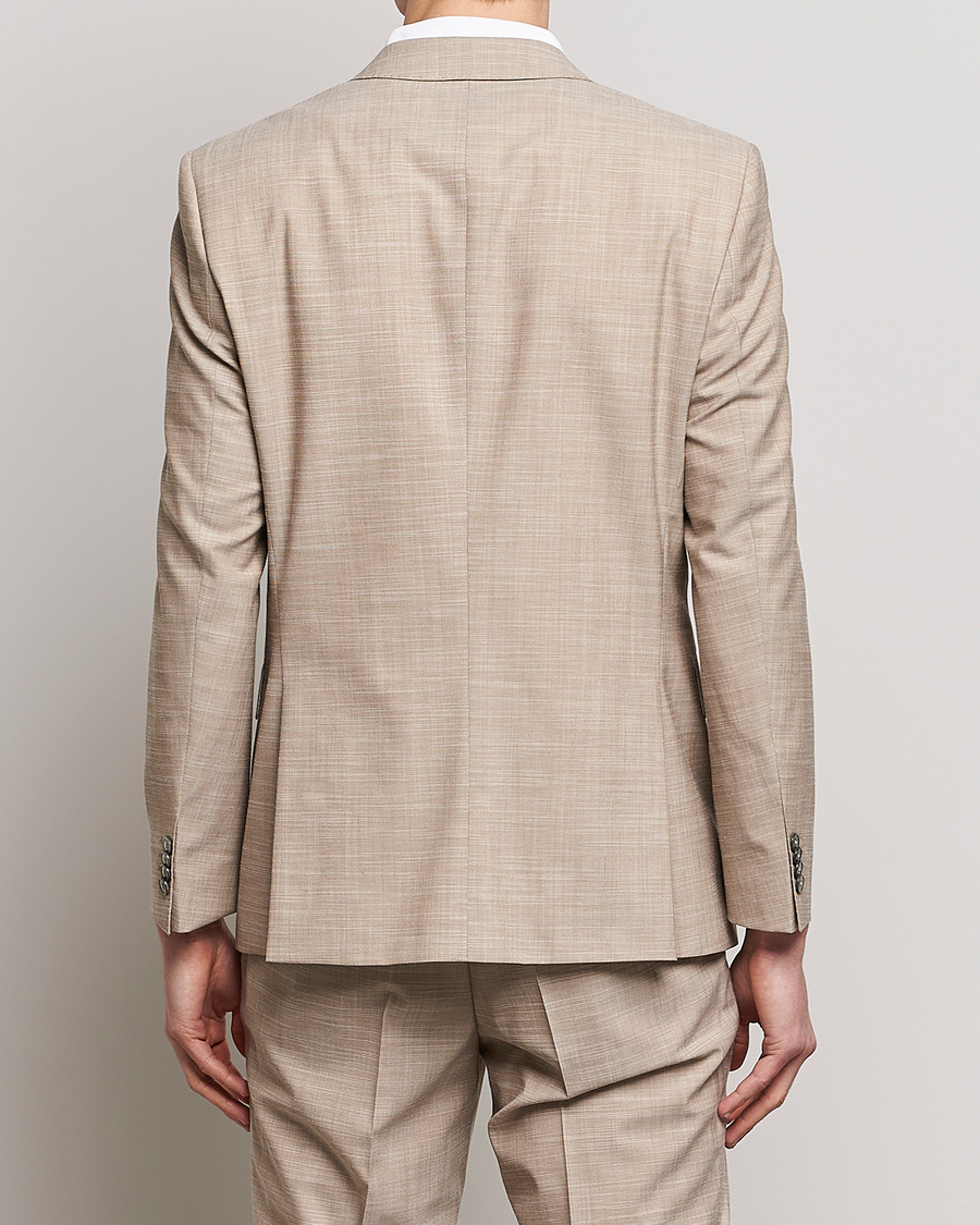 Herr | Kavajer | BOSS BLACK | Huge Wool/Cotton Blazer Light Beige