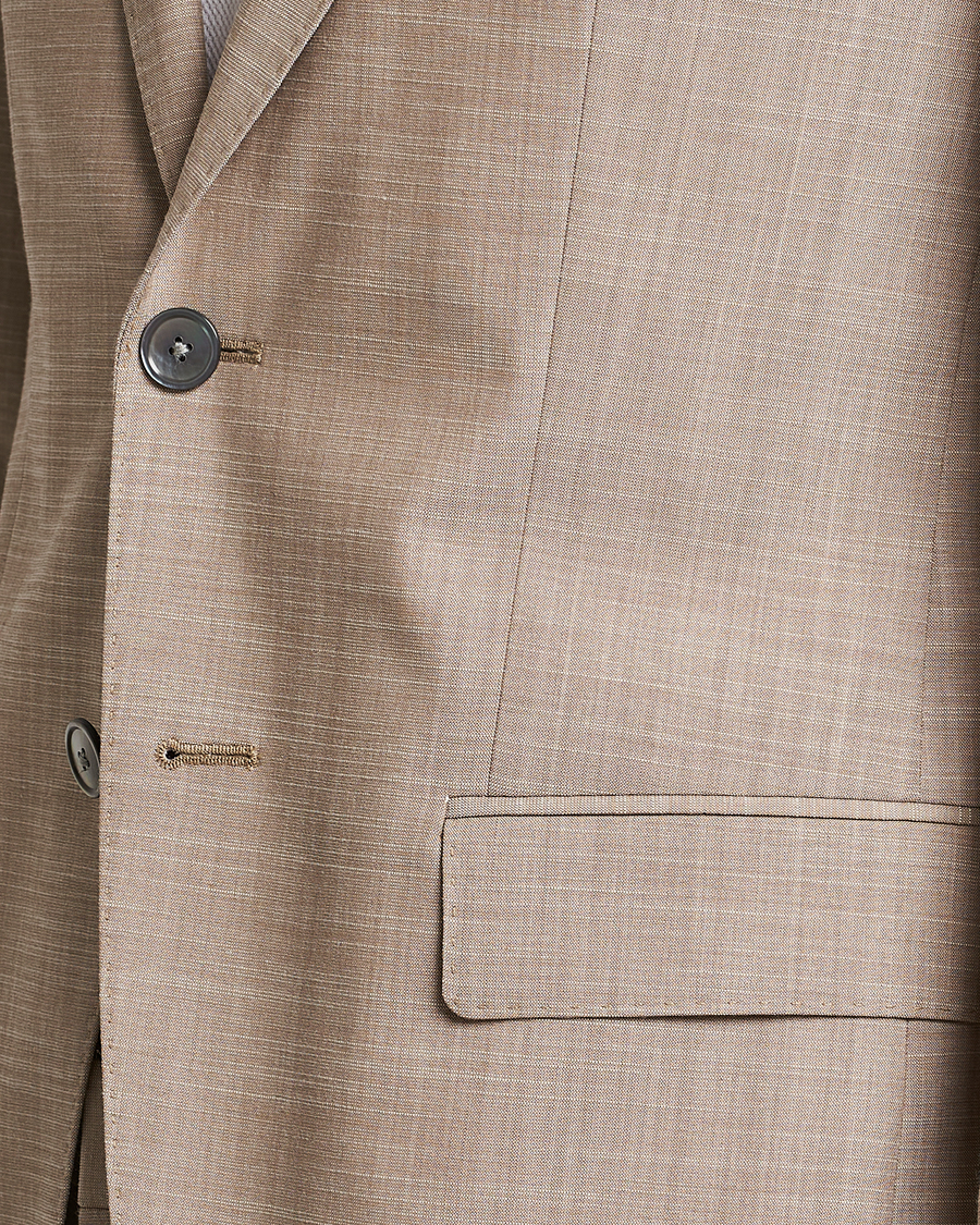 Herr | Kavajer | BOSS BLACK | Huge Wool/Cotton Blazer Light Beige