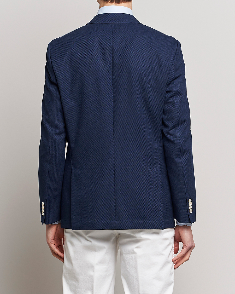 Herr | Kavajer | BOSS BLACK | Hutson Wool/Cotton Club Blazer Dark Blue