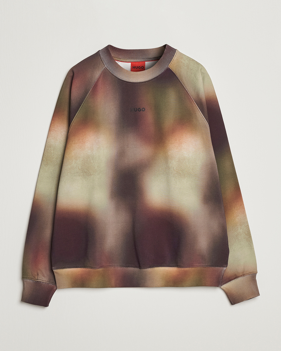 Herr | Tröjor | HUGO | Dopiapo Camo Crew Neck Sweatshirt Multi