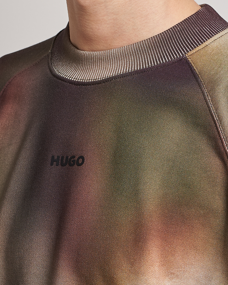 Herr | Tröjor | HUGO | Dopiapo Camo Crew Neck Sweatshirt Multi