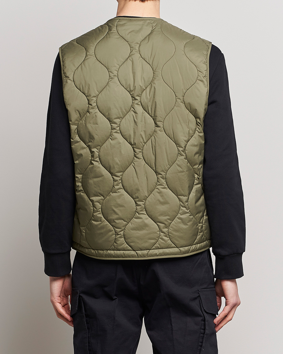 Herr | Västar | HUGO | Bethano Onion Quilt Vest Open Green