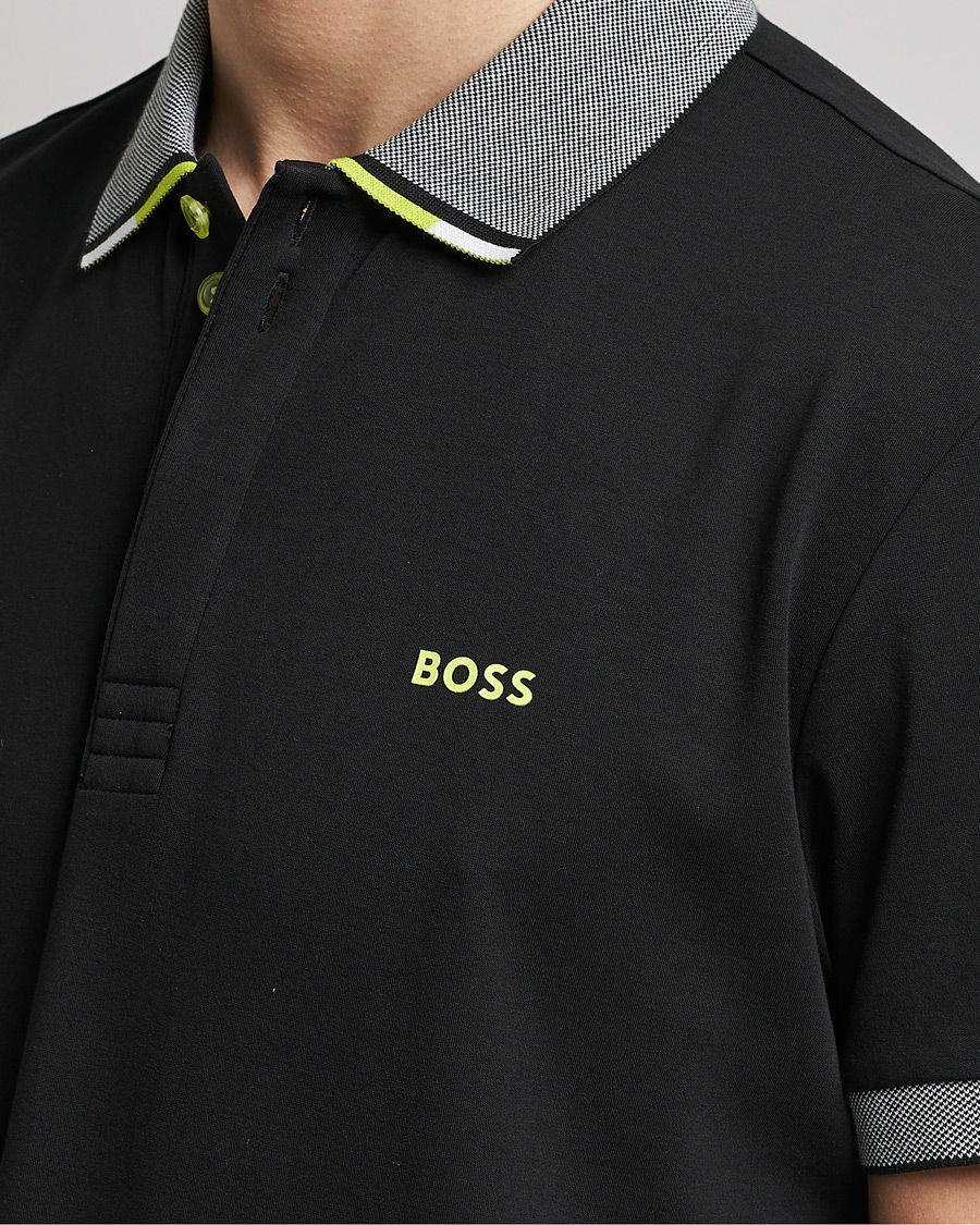 Herr | Pikéer | BOSS GREEN | Paddy Performance Piké Black