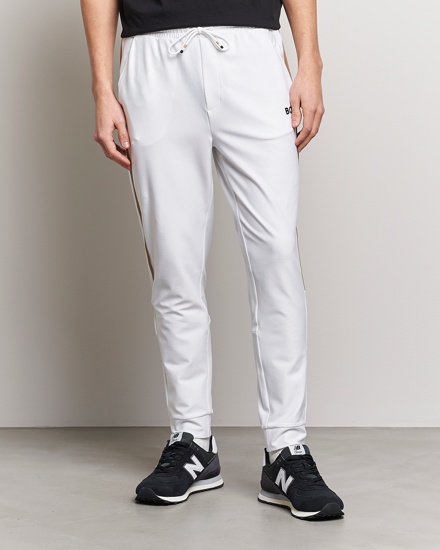 Herr | Byxor | BOSS GREEN | Hicon Sweatpants White