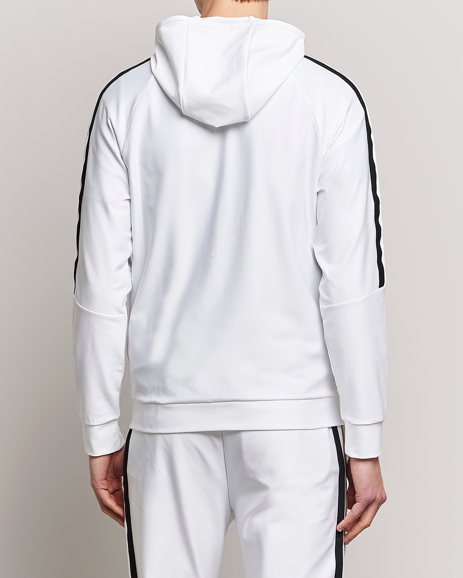 Herr | Tröjor | BOSS GREEN | Sicon Performance Full-Zip Hoodie White