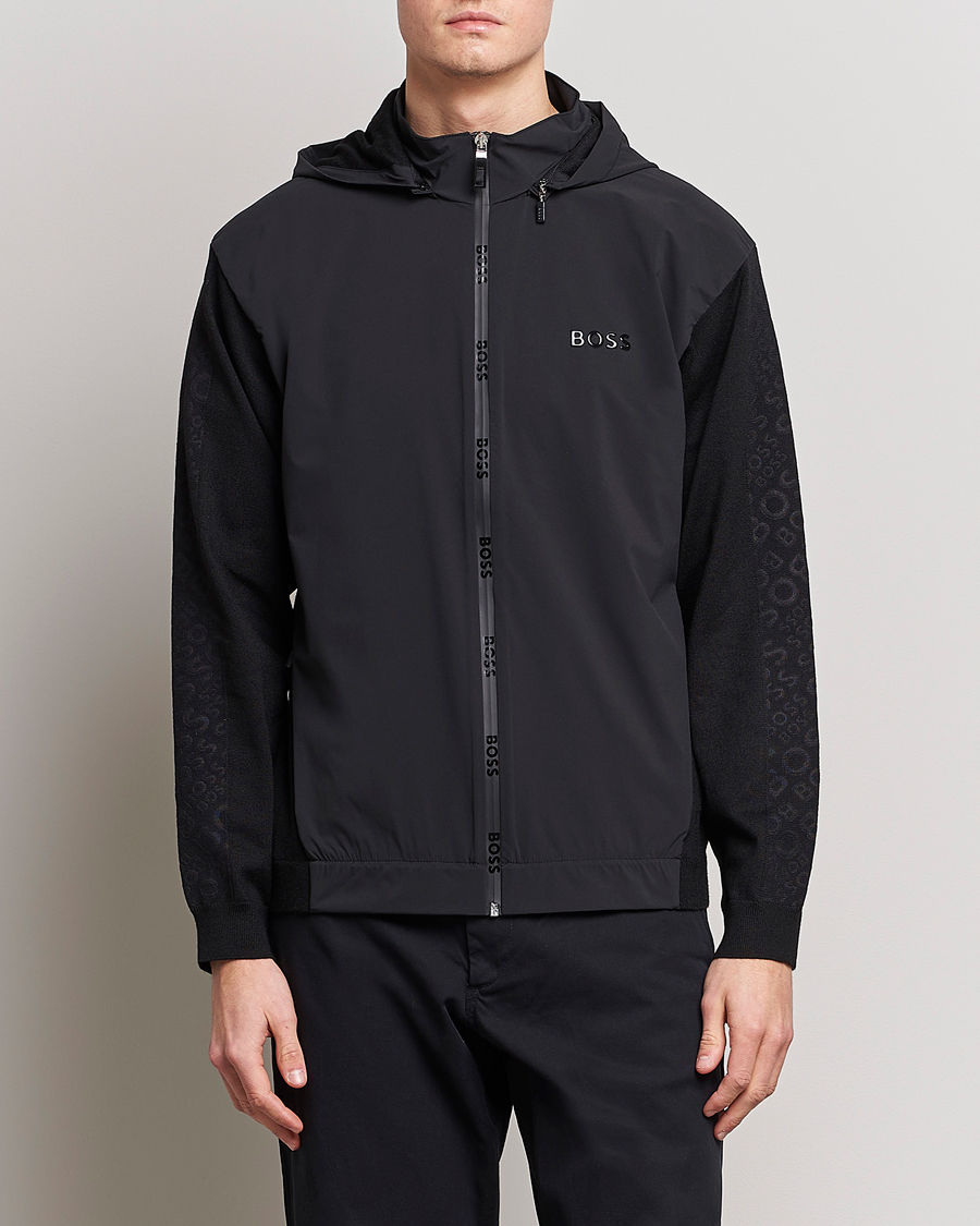 Herr | Active | BOSS GREEN | Zimon Mirror Jacket Black