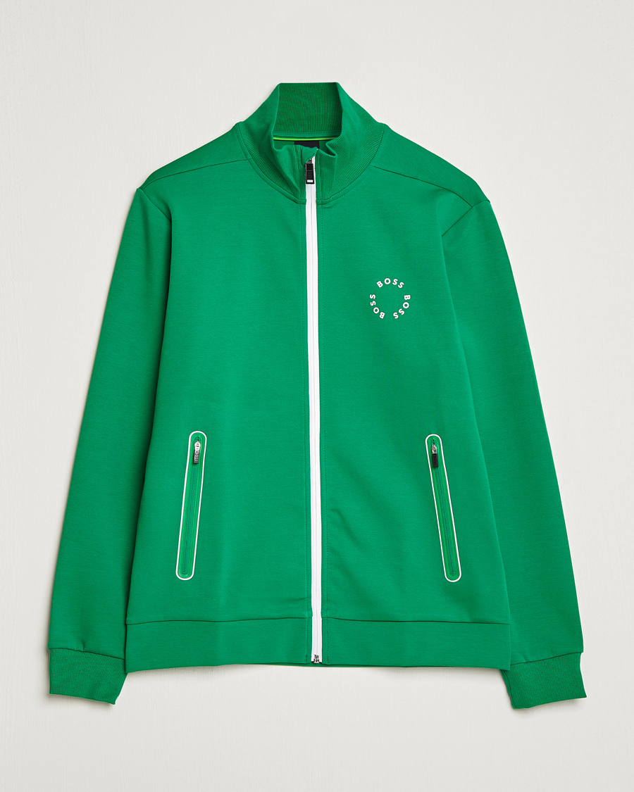 Herr | Tröjor | BOSS GREEN | Skaz Full-Zip Open Green