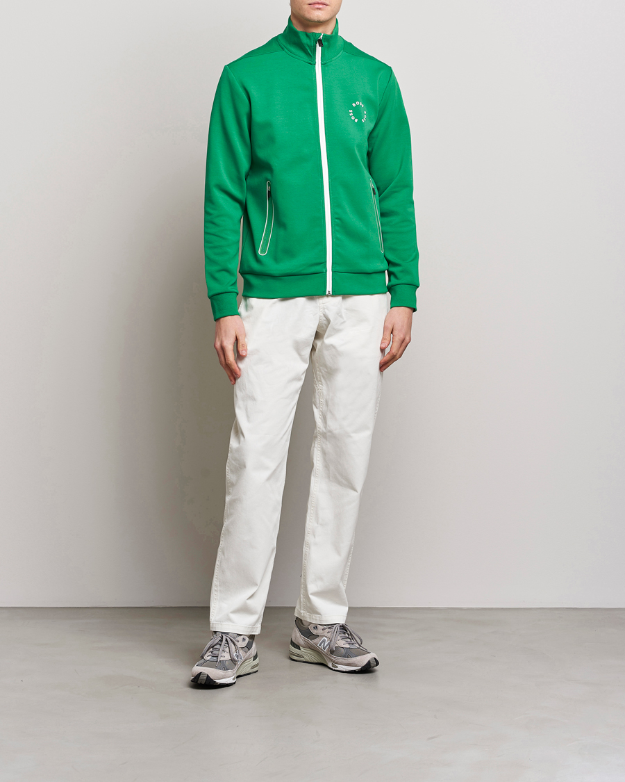 Herr | Tröjor | BOSS GREEN | Skaz Full-Zip Open Green