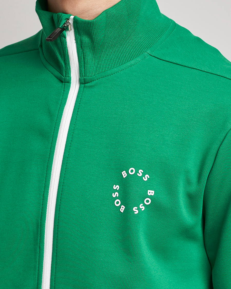 Herr | Tröjor | BOSS GREEN | Skaz Full-Zip Open Green