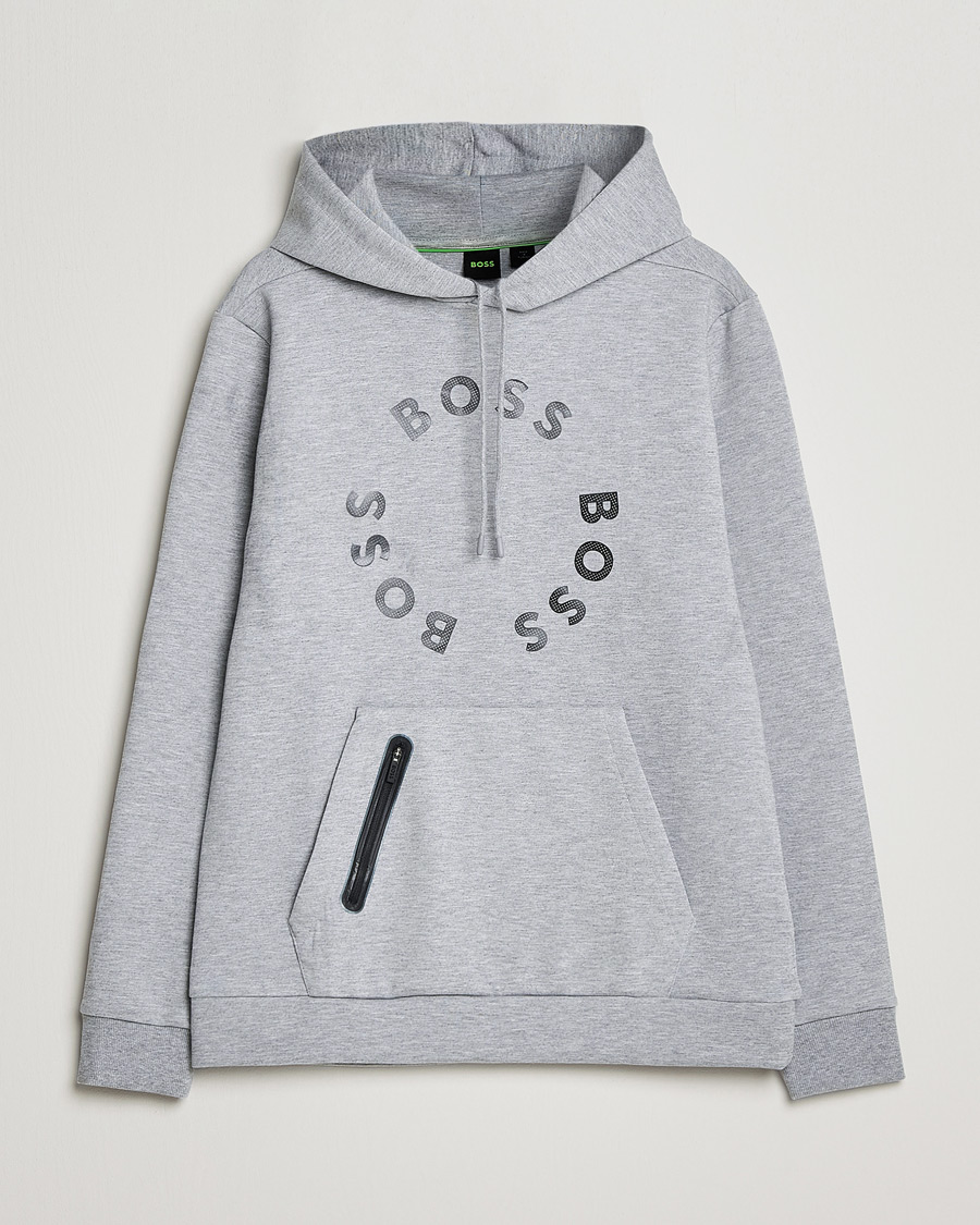 Herr | Tröjor | BOSS GREEN | Soody Hoodie Light Grey