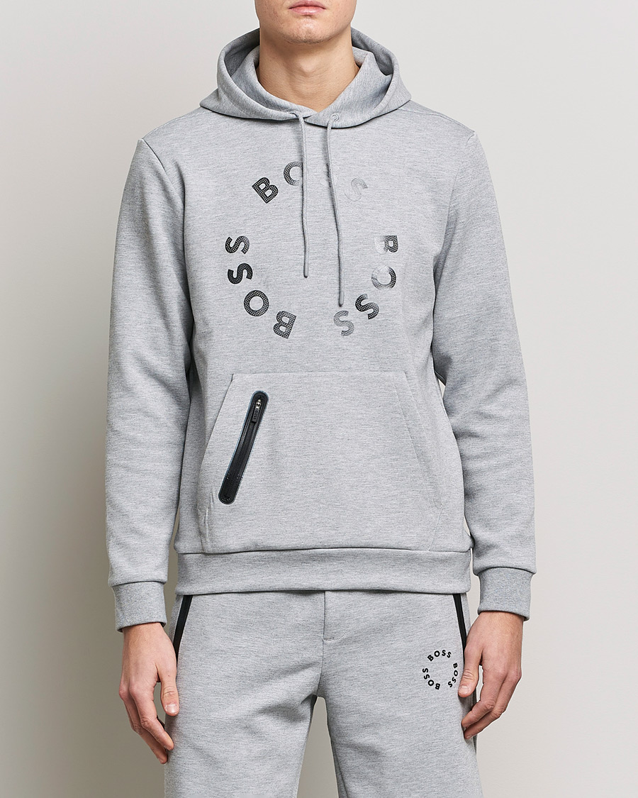 Herr | Tröjor | BOSS GREEN | Soody Hoodie Light Grey
