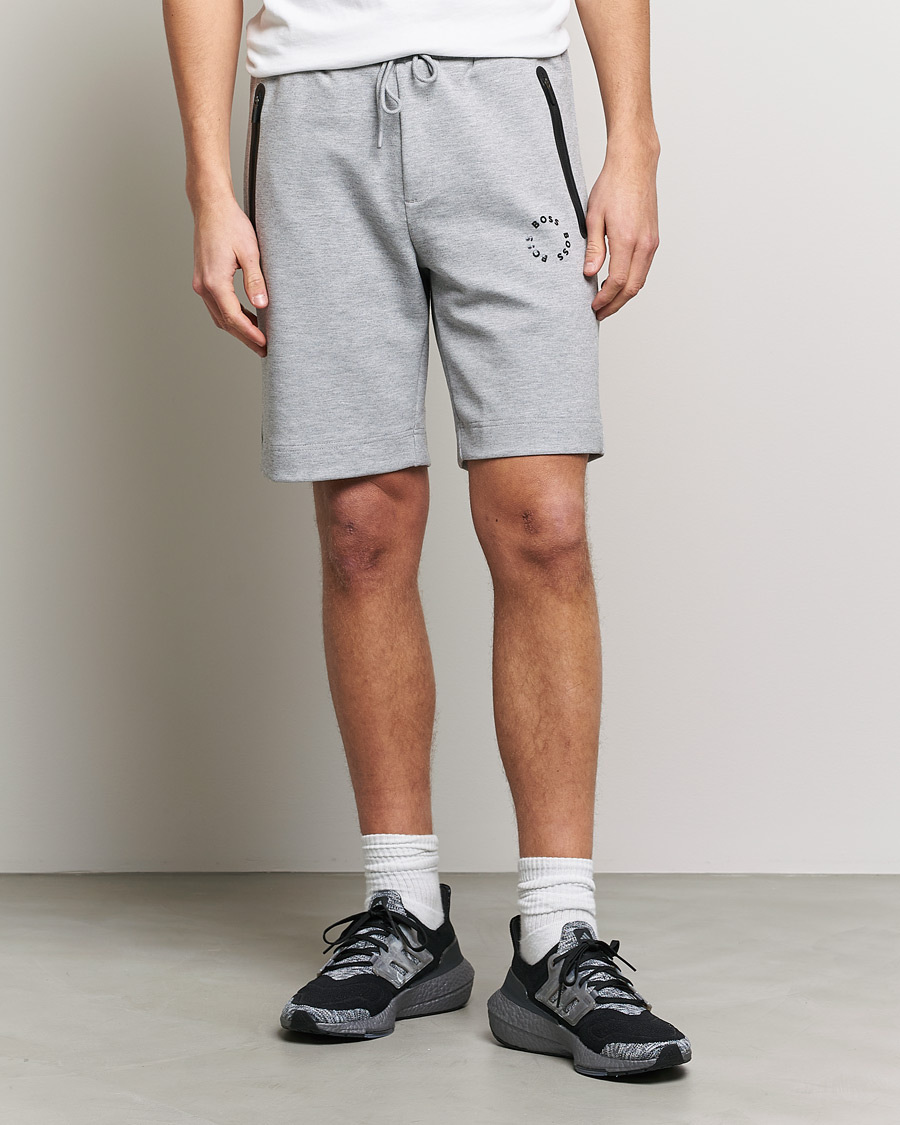 Herr | Shorts | BOSS GREEN | Headlo Sweatshorts Light Grey