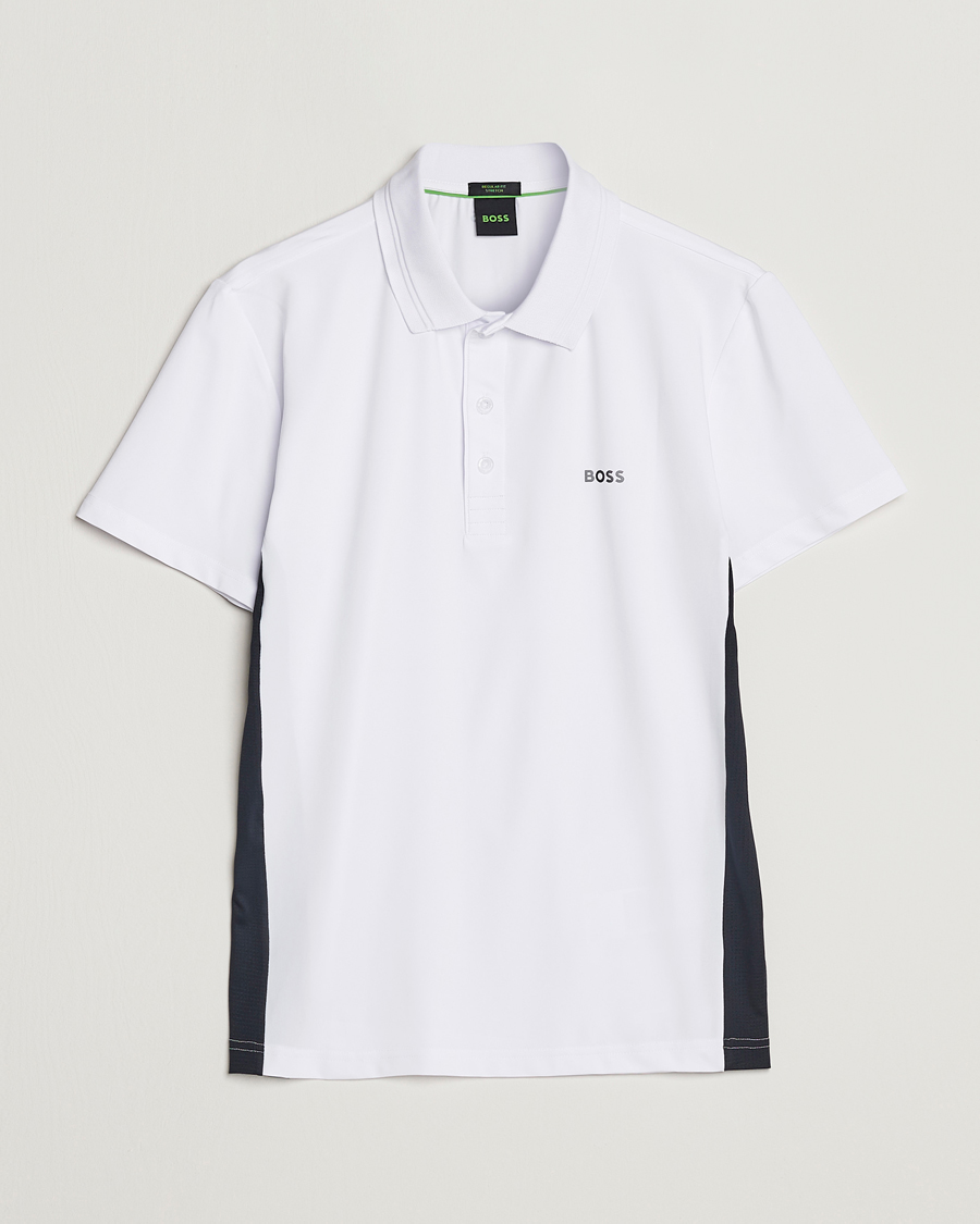 Herr | Pikéer | BOSS GREEN | Paddytech Piké White