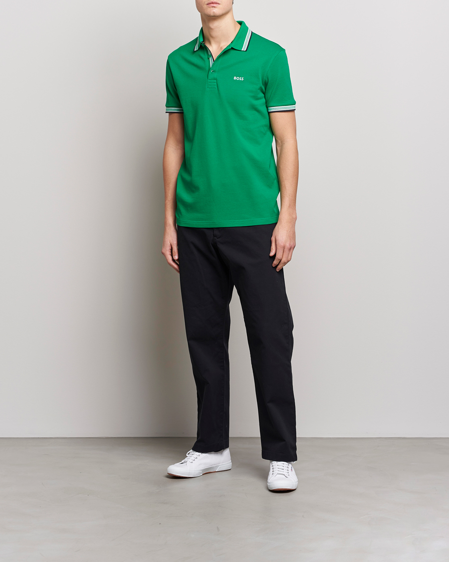 Herr | Pikéer | BOSS GREEN | Paddy Piké Open Green