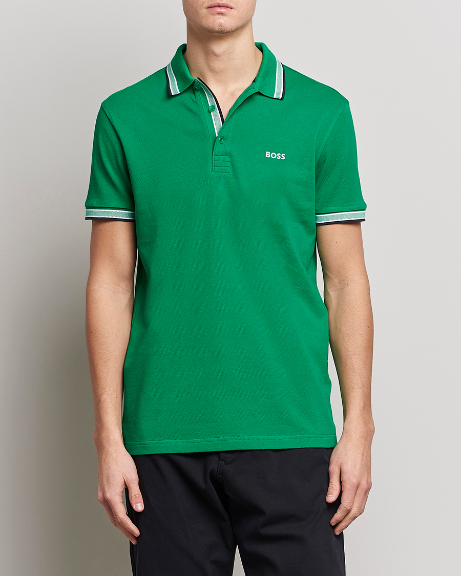 Herr | Pikéer | BOSS GREEN | Paddy Piké Open Green