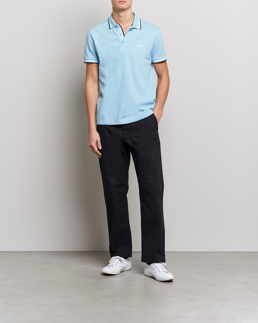 Herr | Pikéer | BOSS GREEN | Paddy Piké Pastel Blue