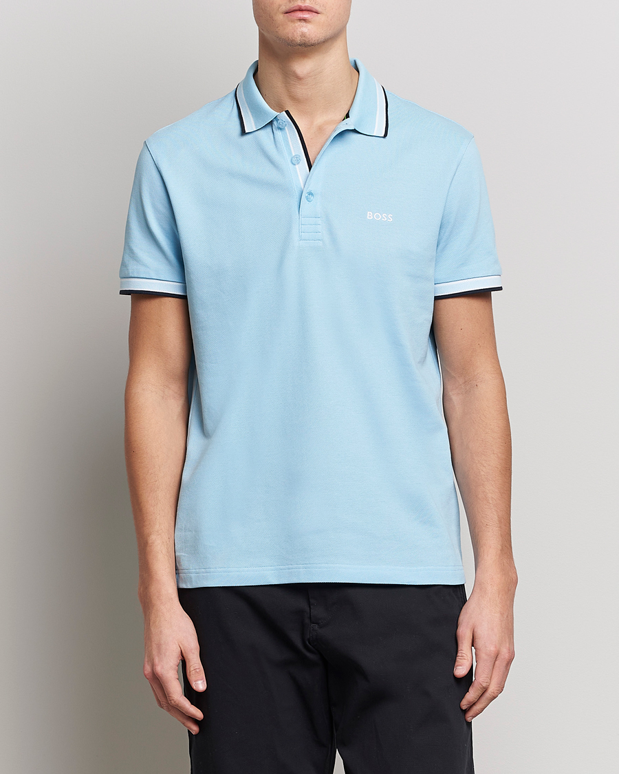 Herr | Pikéer | BOSS GREEN | Paddy Piké Pastel Blue