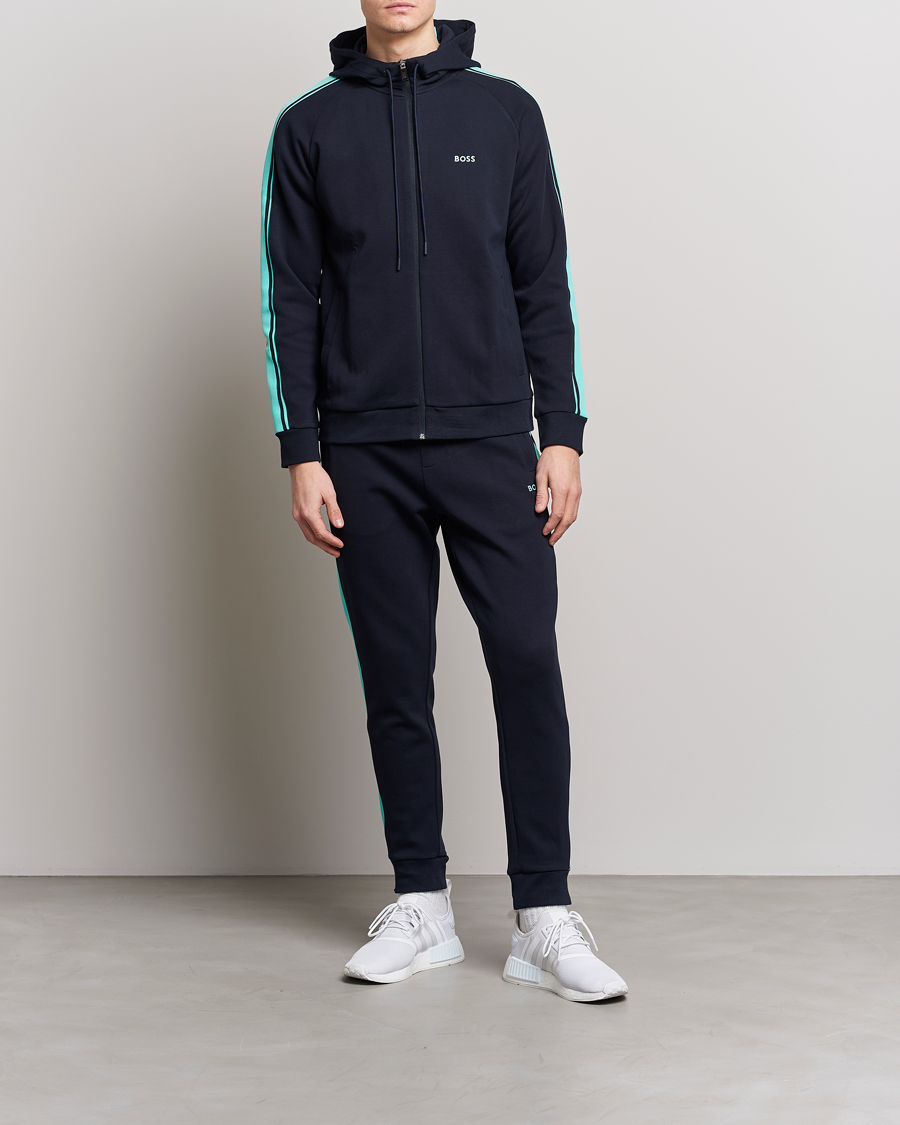 Herr | Byxor | BOSS GREEN | Tracksuit Set Dark Blue
