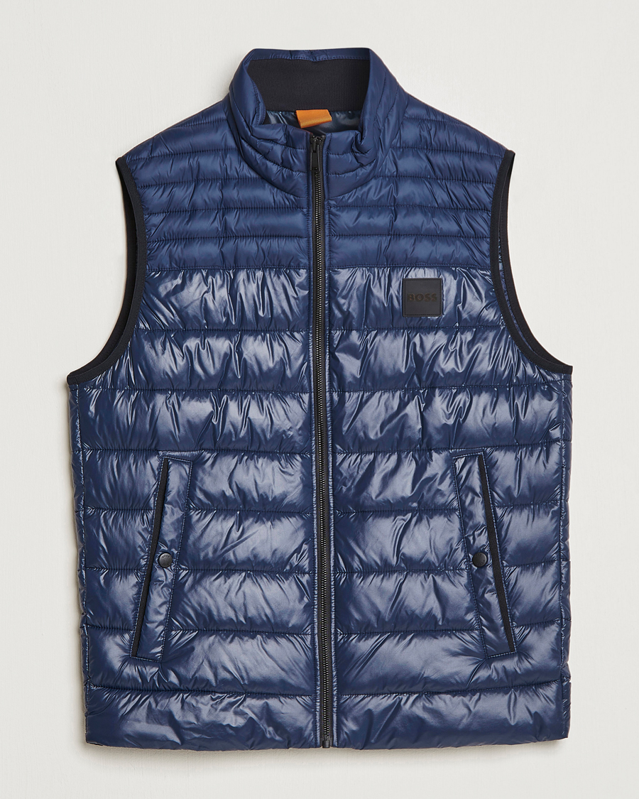 Herr | Västar | BOSS ORANGE | Odeno Down Vest Dark Blue