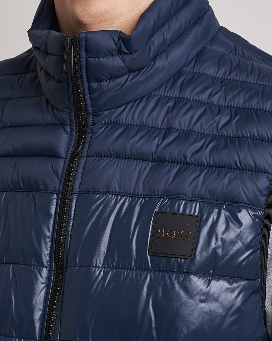 Herr | Västar | BOSS ORANGE | Odeno Down Vest Dark Blue