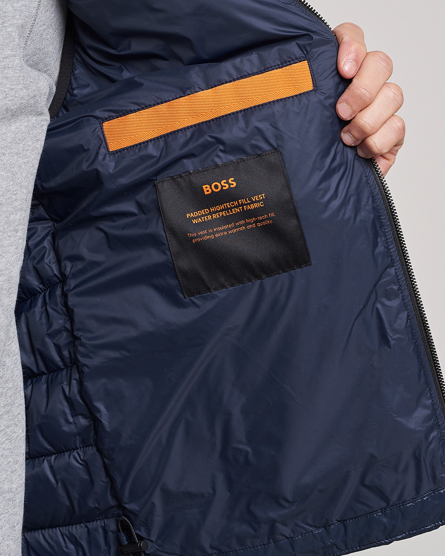 Herr | Västar | BOSS ORANGE | Odeno Down Vest Dark Blue