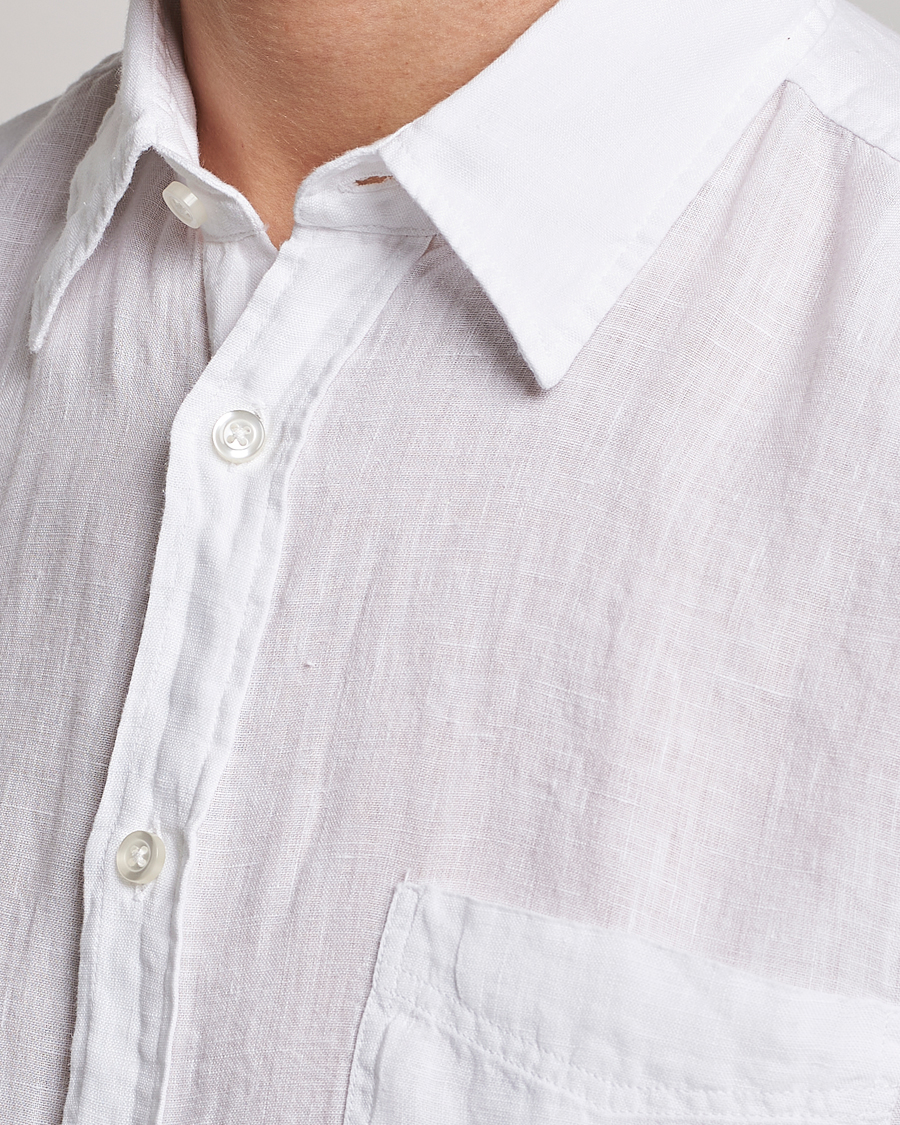 Herr | Skjortor | BOSS ORANGE | Relegant Linen Shirt White