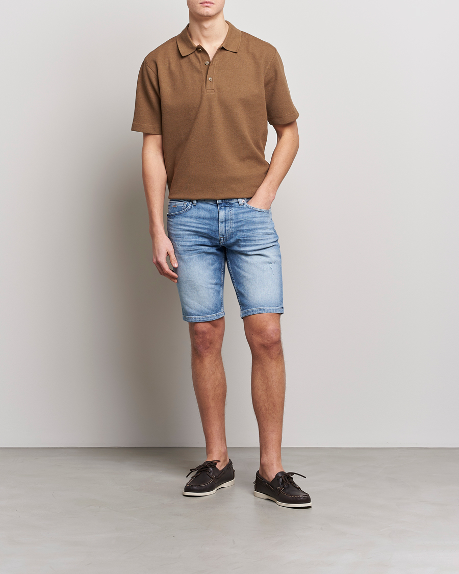 Herr | Shorts | BOSS ORANGE | Delaware Denim Shorts Light Blue