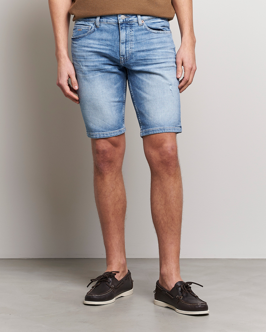 Herr | Shorts | BOSS ORANGE | Delaware Denim Shorts Light Blue