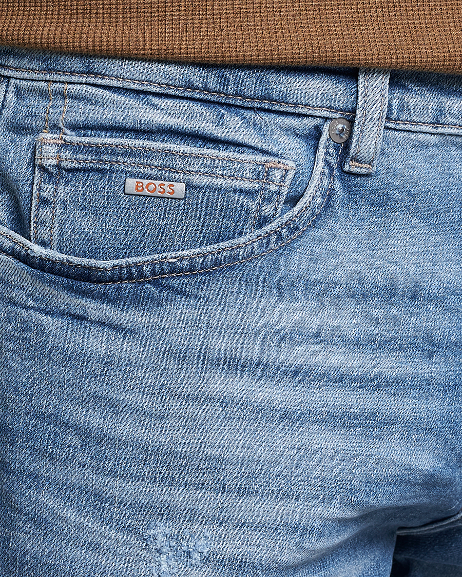 Herr | Shorts | BOSS ORANGE | Delaware Denim Shorts Light Blue