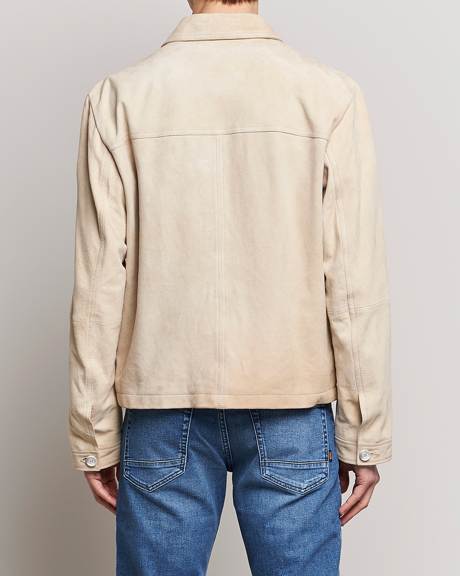 Herr | Jackor | BOSS ORANGE | Jaked Suede Jacket Light Beige