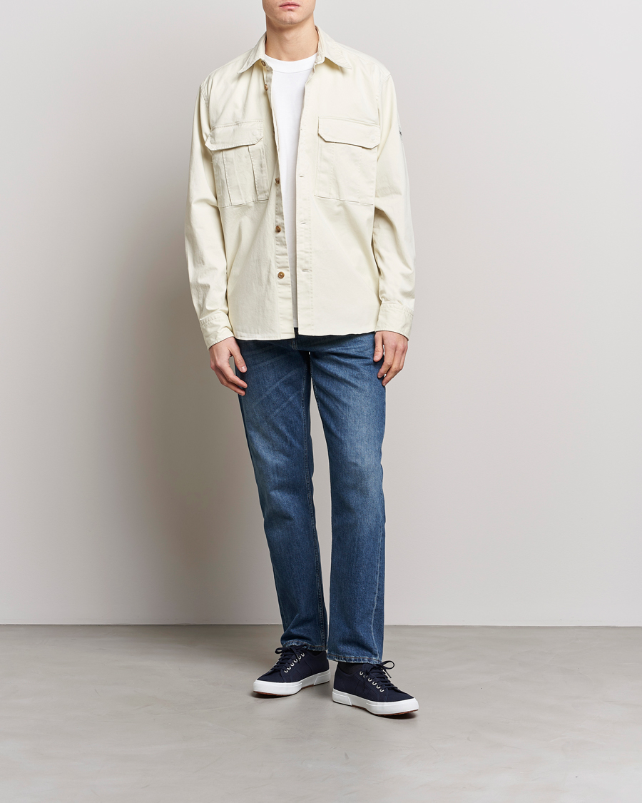 Herr | Skjortor | BOSS ORANGE | Lisel Pocket Overshirt Light Beige