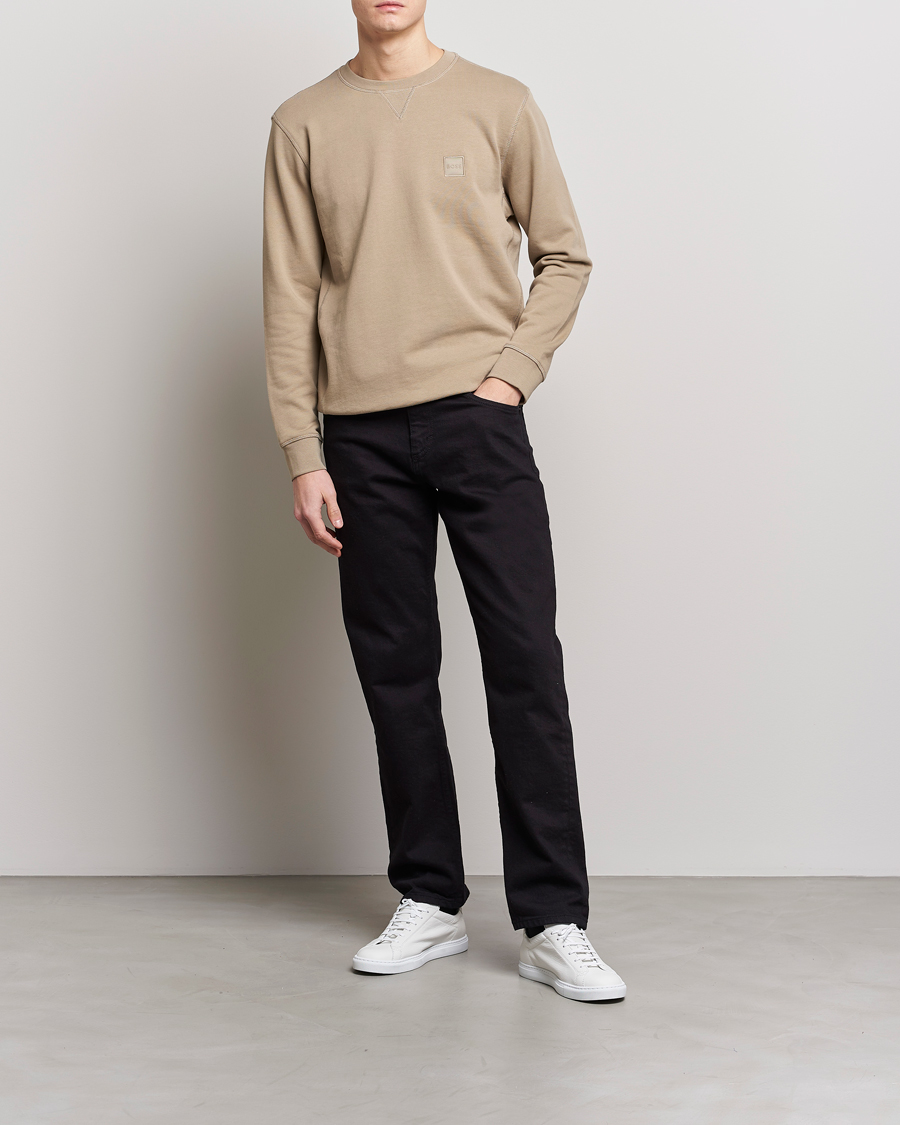 Herr | Tröjor | BOSS ORANGE | Westart Logo Sweatshirt Medium Beige