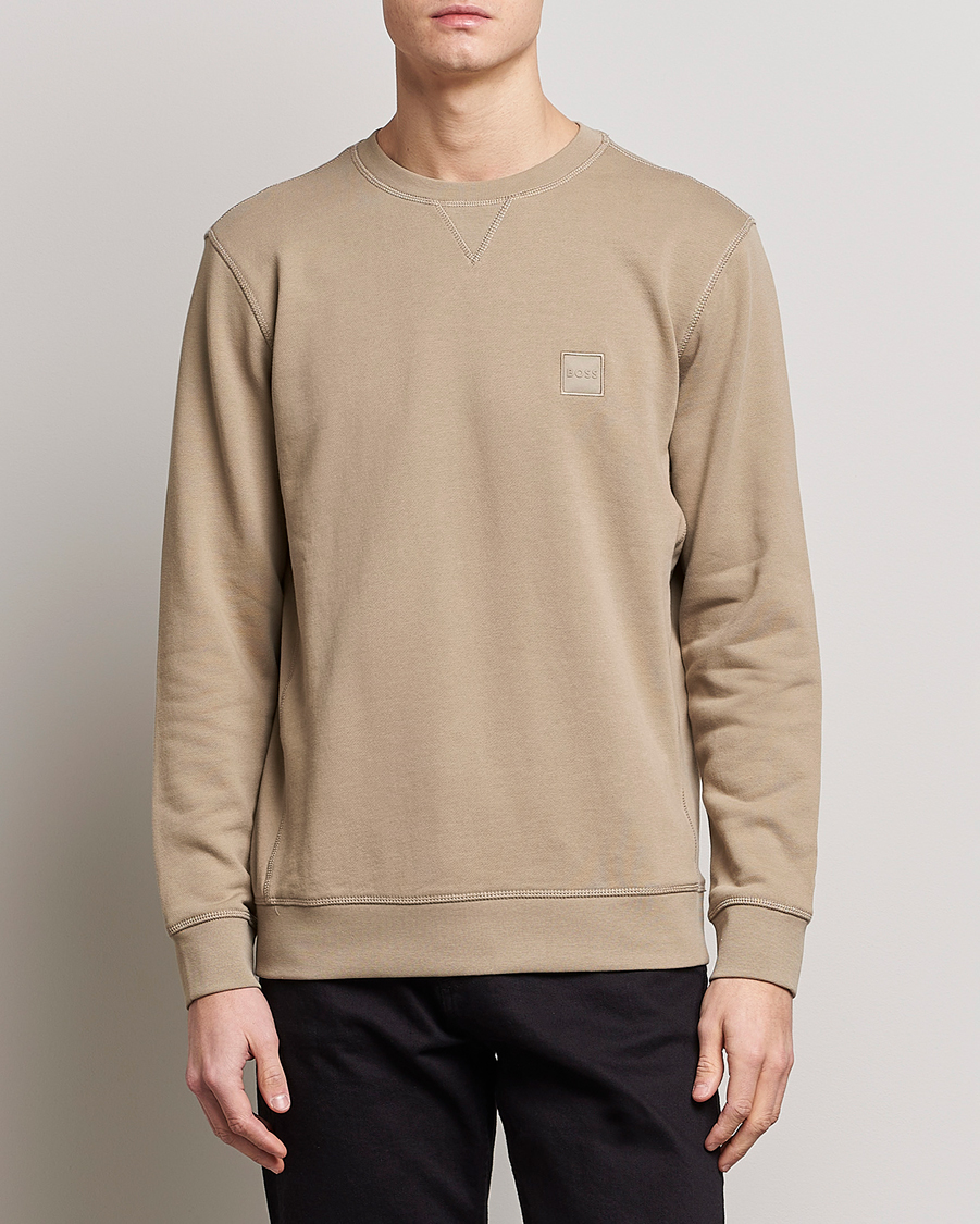 Herr | BOSS ORANGE | BOSS ORANGE | Westart Logo Sweatshirt Medium Beige