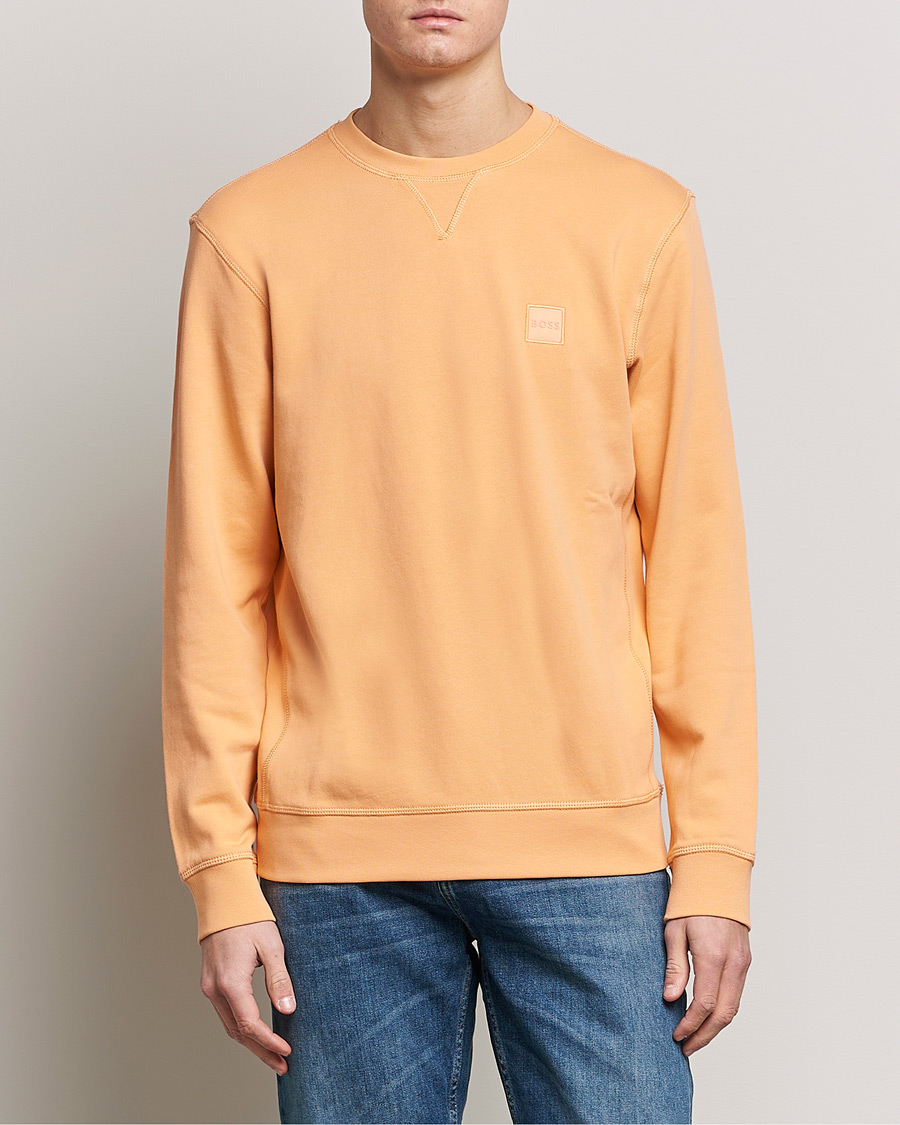 Herr |  | BOSS Casual | Westart Logo Sweatshirt Pastel Orange