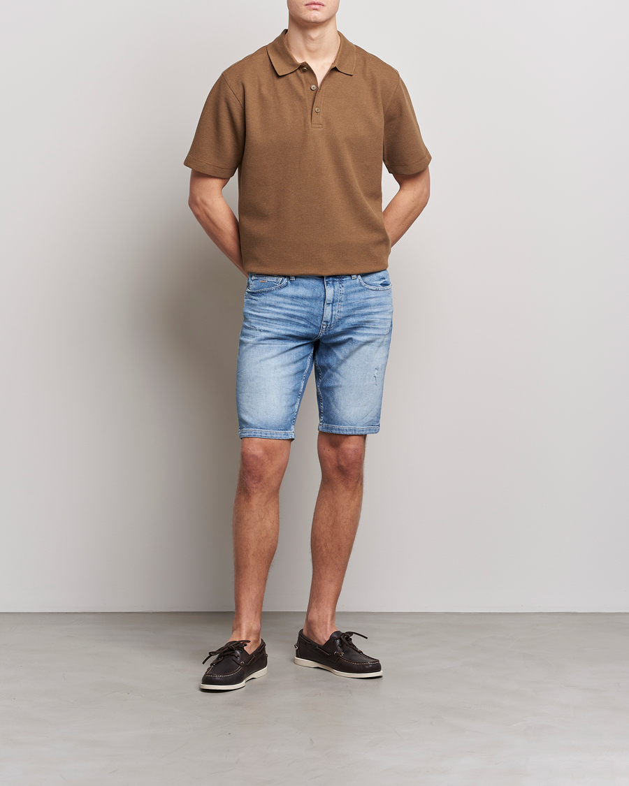 Herr | Pikéer | BOSS ORANGE | Petempesto Knitted Polo Open Beige