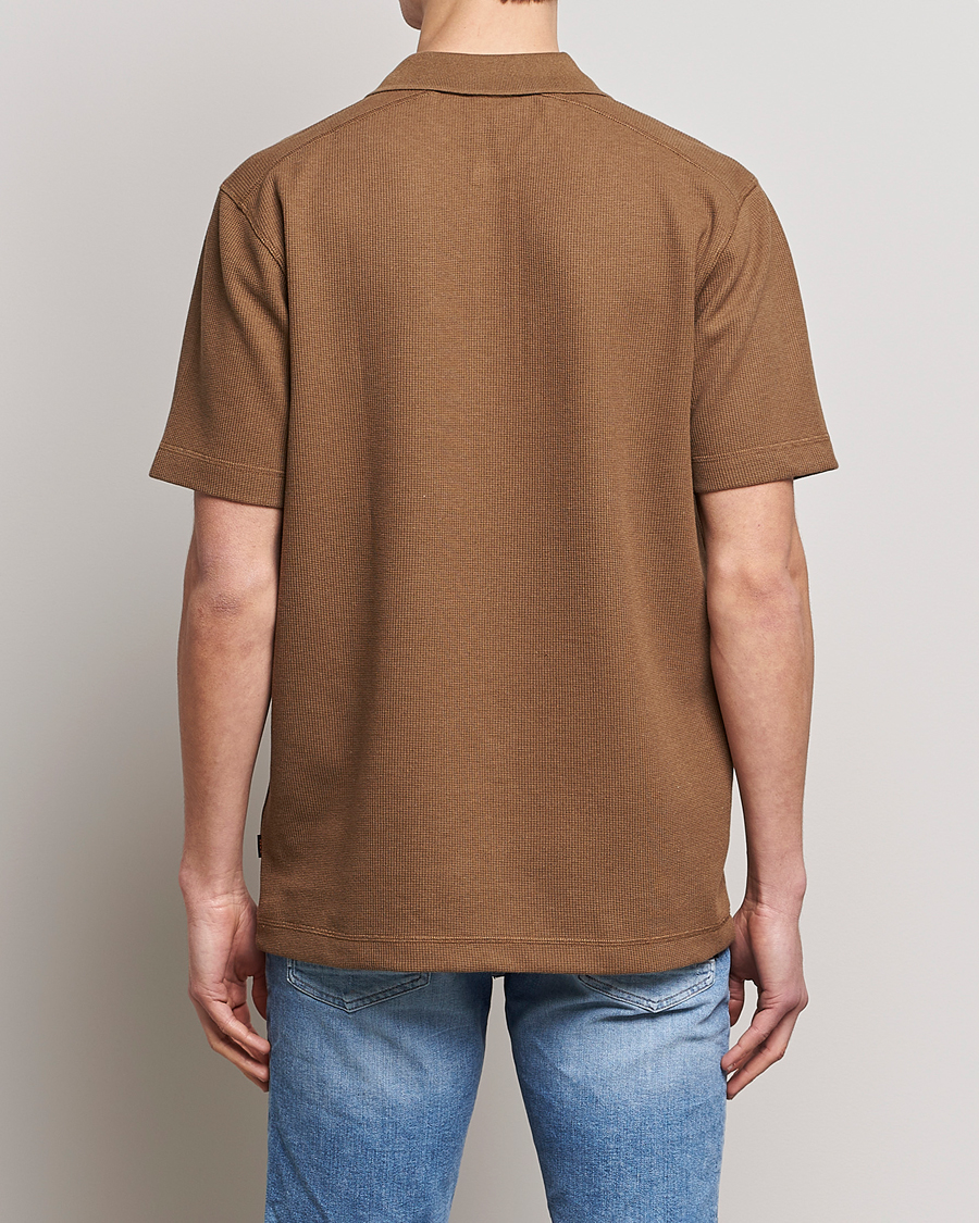 Herr | Pikéer | BOSS ORANGE | Petempesto Knitted Polo Open Beige