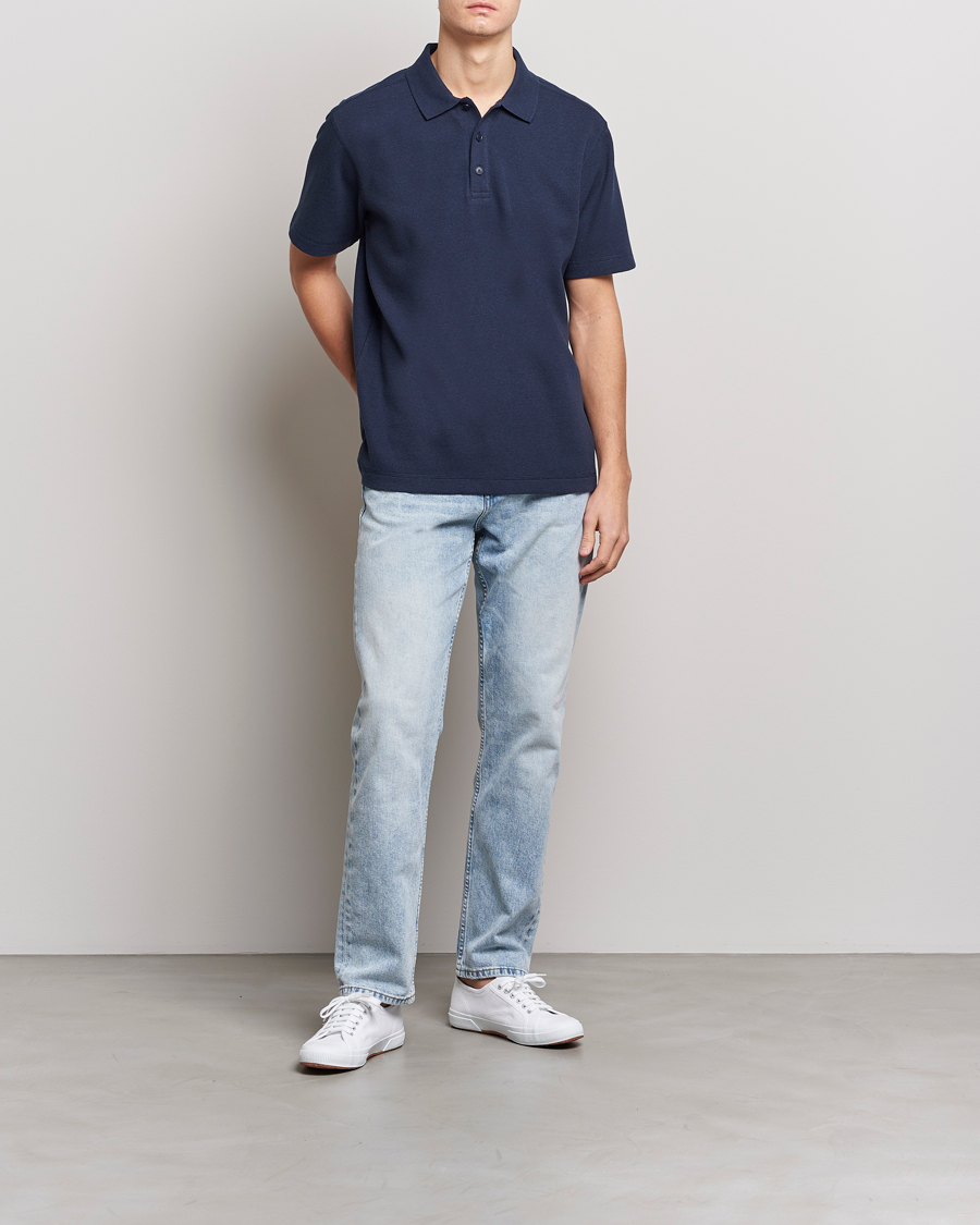 Herr | Pikéer | BOSS ORANGE | Petempesto Knitted Polo Dark Blue