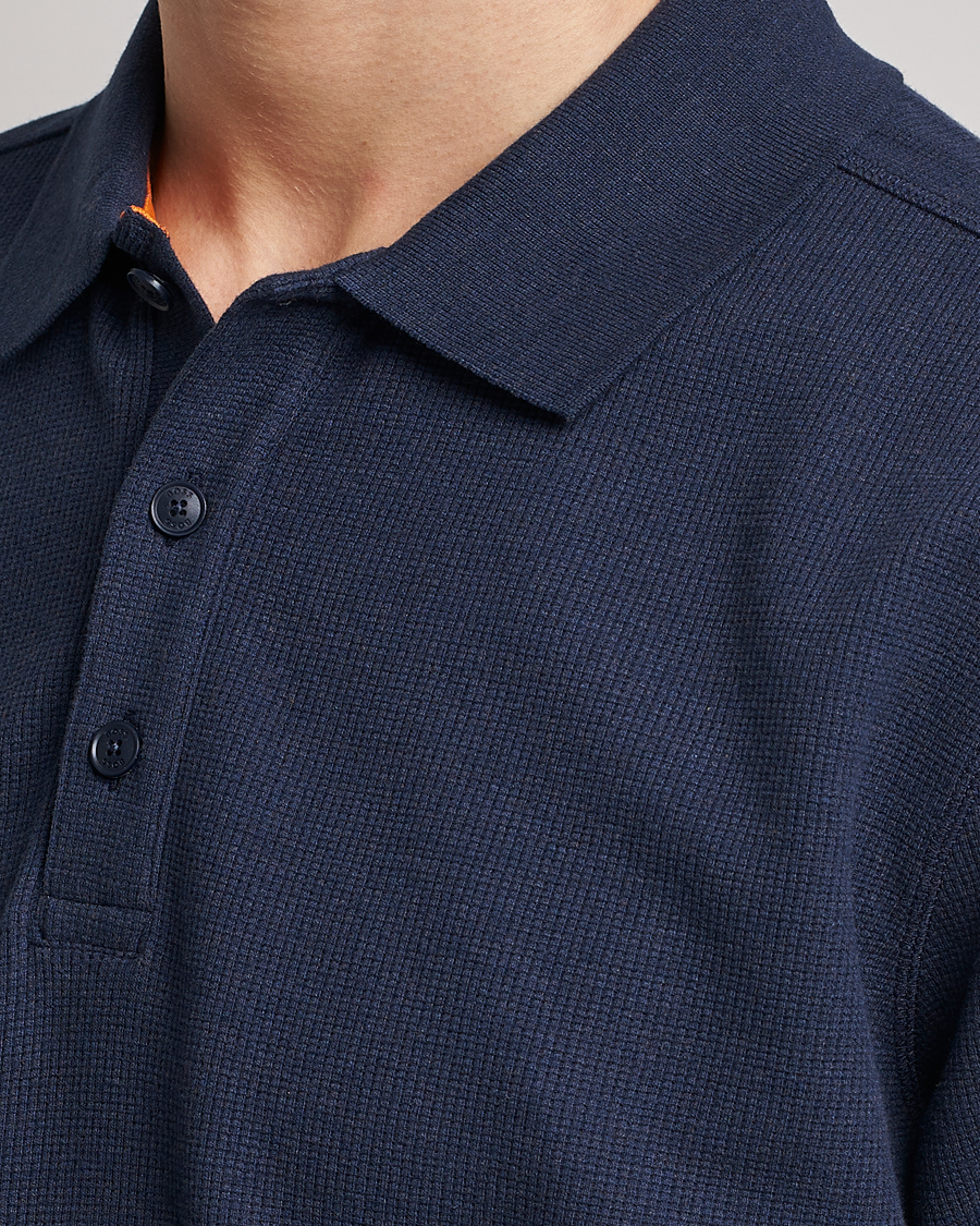 Herr | Pikéer | BOSS ORANGE | Petempesto Knitted Polo Dark Blue