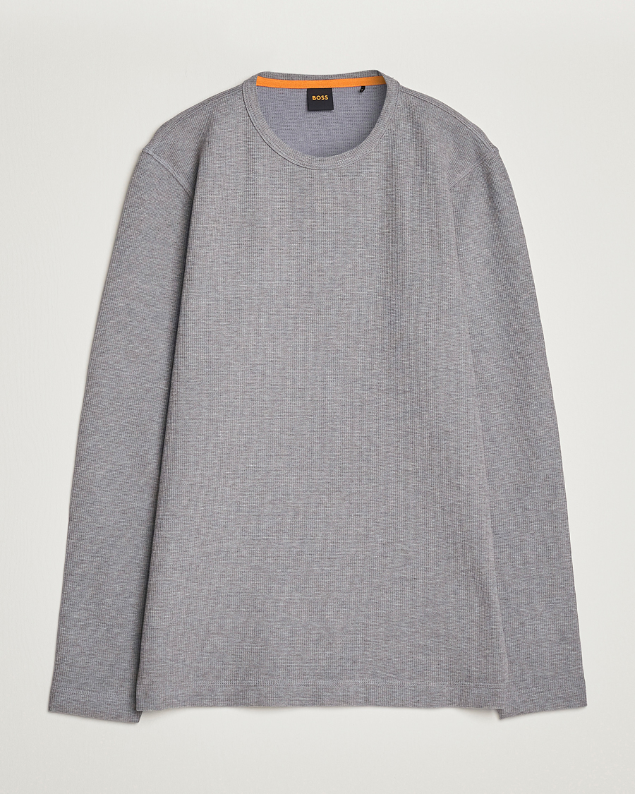 Herr | Tröjor | BOSS ORANGE | Tempesto Sweater Light Grey