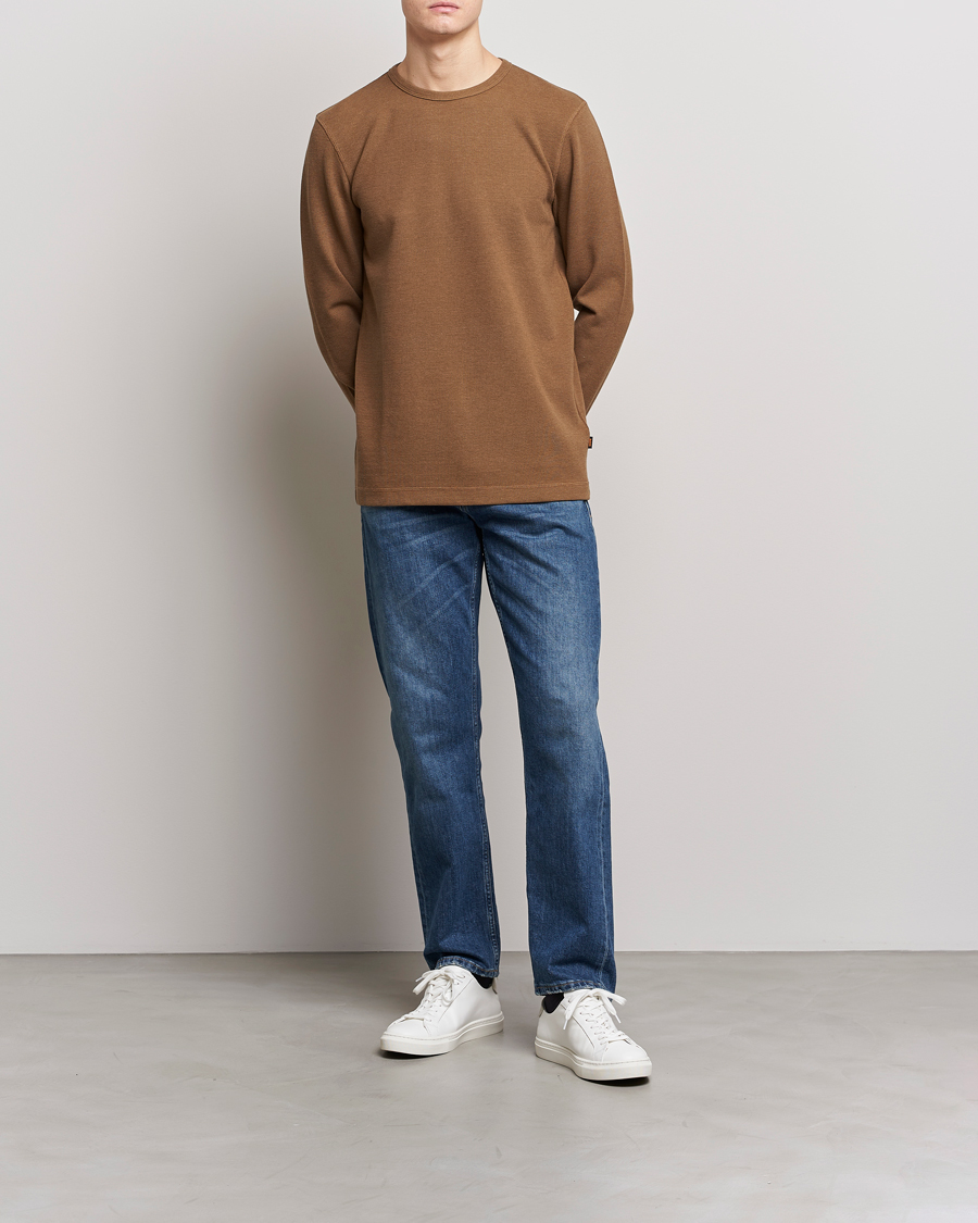Herr | Tröjor | BOSS ORANGE | Tempesto Sweater Open Beige