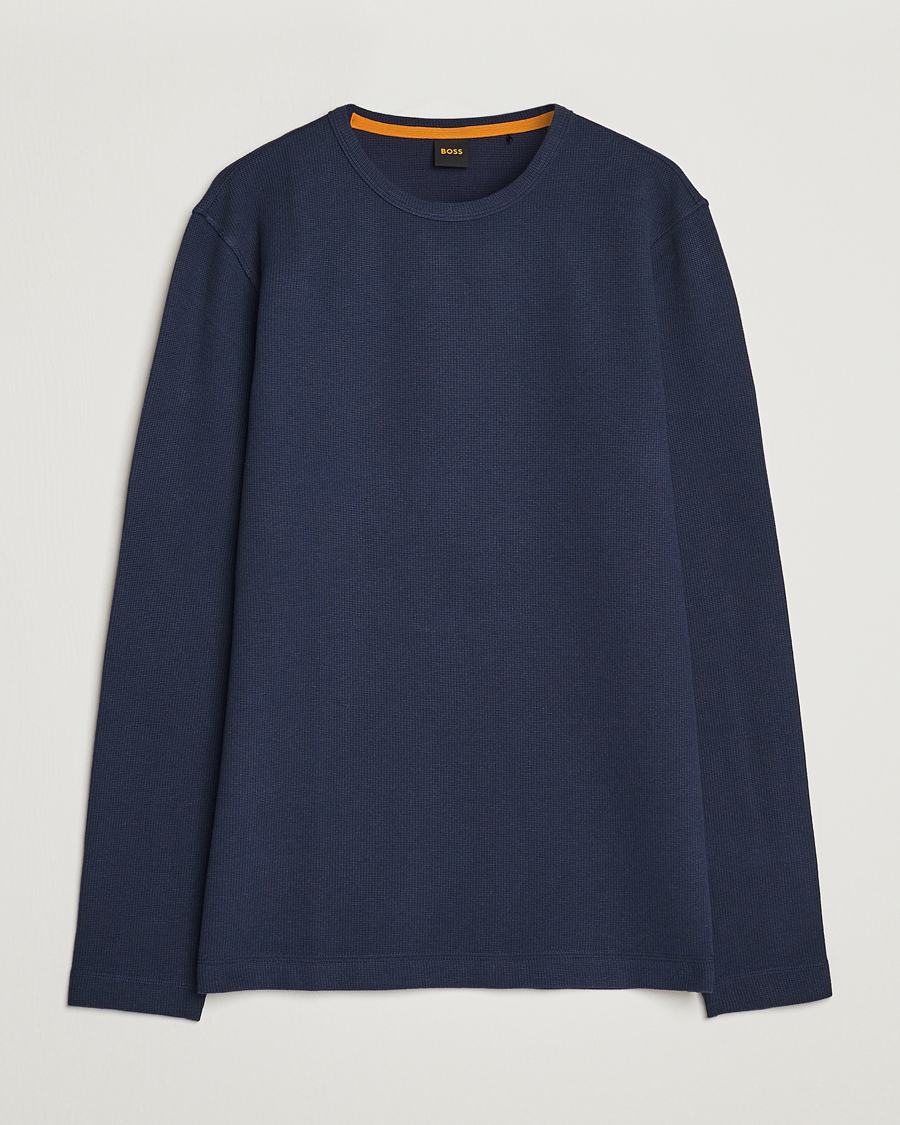 Herr | Tröjor | BOSS ORANGE | Tempesto Sweater Dark Blue