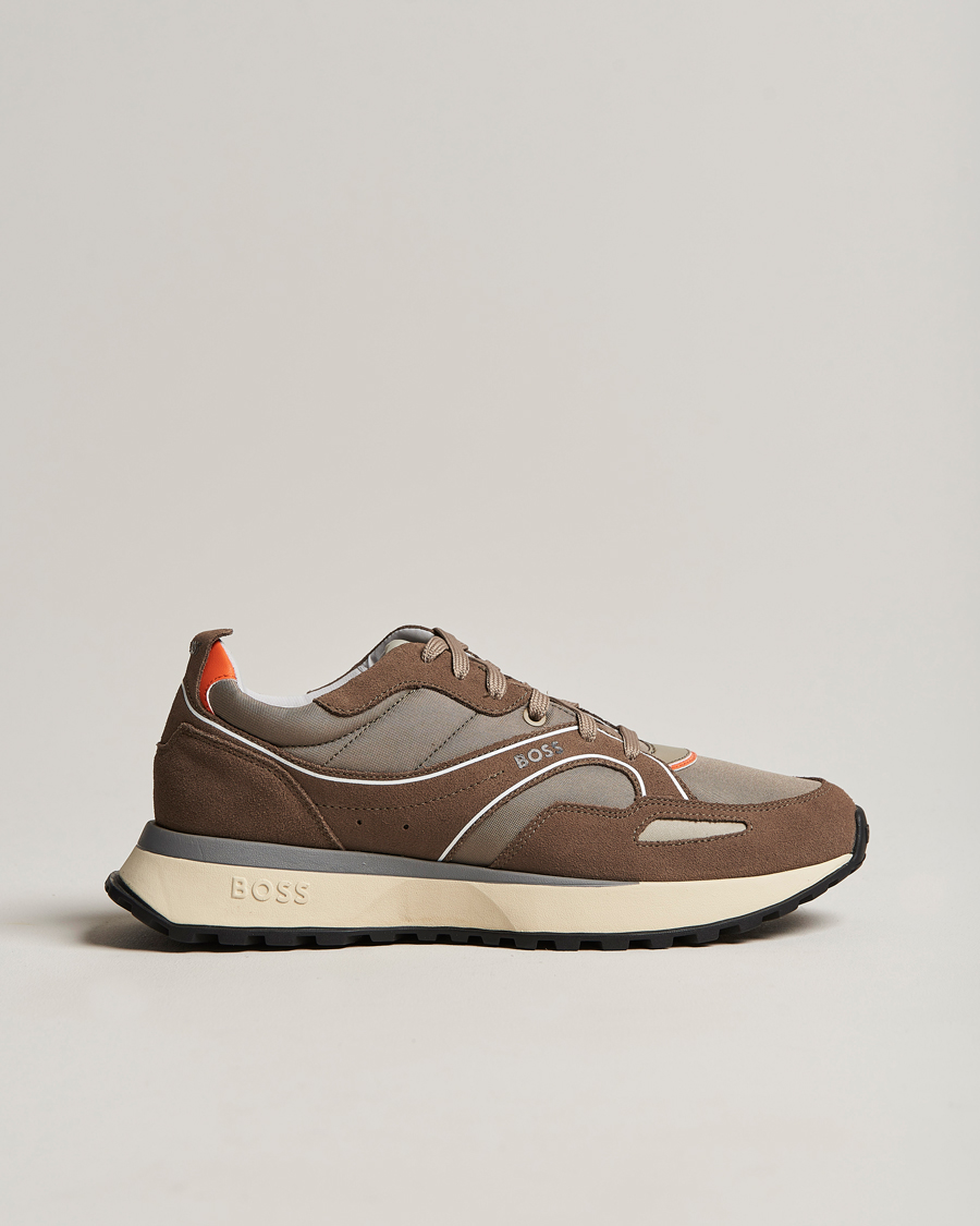 Herr | Jonah Running Sneaker Medium Beige | BOSS BLACK | Jonah Running Sneaker Medium Beige