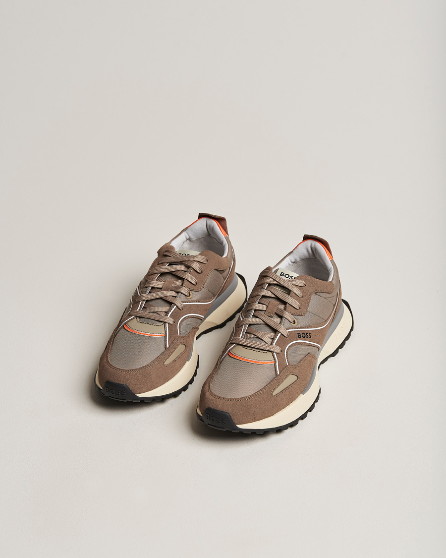 Herr | Jonah Running Sneaker Medium Beige | BOSS BLACK | Jonah Running Sneaker Medium Beige